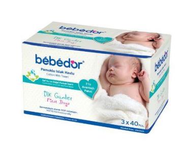 Bebedor İlk Günler 3 lü Paket Islak Mendil