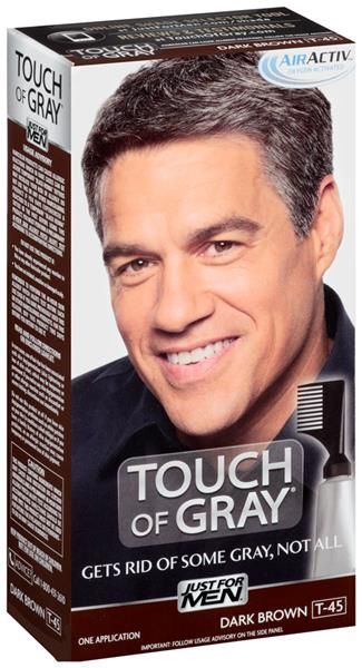 Just For Men Beyazlık Giderici Saç Boyası - Koyu Kahve T-45