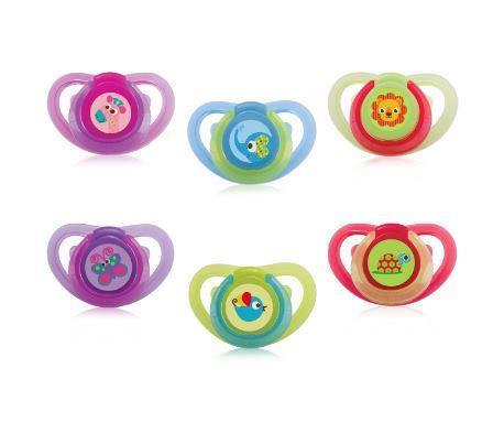 Bebedor 183 Air Desenli No:3   18 Ay+ Silikon Damaklı Emzik