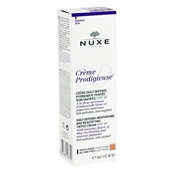 Nuxe Creme Prodigieuse Daily Defense DD Cream Spf30 30 ml (Light) - Renkli Nemlendirici Krem SKT:06/2019