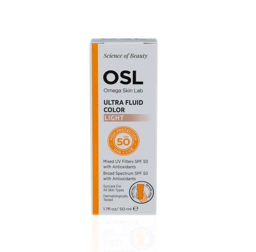 Osl - Omega Skin Lab Ultra Fluide Color Spf50+ Güneş Koruyucu Krem 50 ml - Light