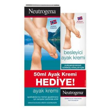 Neutrogena Hızlı Emilen Ayak Kremi 100 ml +50 ml Hediye Ayak Bakım Kremi
