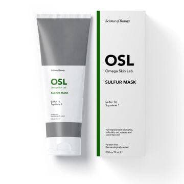 OSL Omega Skin Lab Akneye Eğilimli Ve Kızarıklık Için Sülfür Krem Maske - Sulfur Mask 75ml