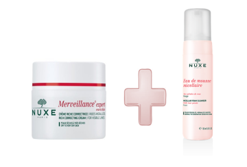 Nuxe Merveillance Expert Enrichie Yüz Bakım Kremi 50 ml + Nuxe Eau De Mousse Micellaire Rose Yüz Temizleme Köpüğü 150 ml
