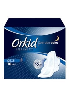 Orkid Infinity Gece Ped 10'lu