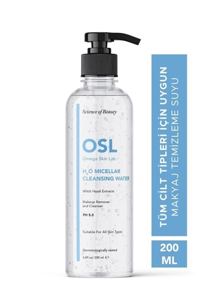 Osl Omega Skin Lab H2O Makyaj ve Yüz Misellar Temizleme Suyu 200 ml