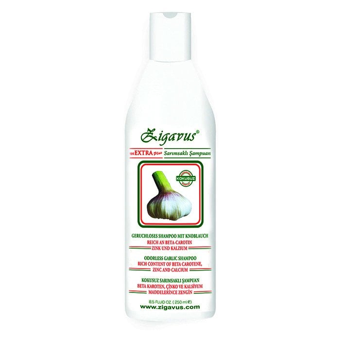 Zigavus Extra Plus 250 ml KUTUSUZ Sarımsaklı Şampuan