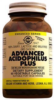 Solgar Advanced Acidophilus Plus 60 Bitkisel Kapsül
