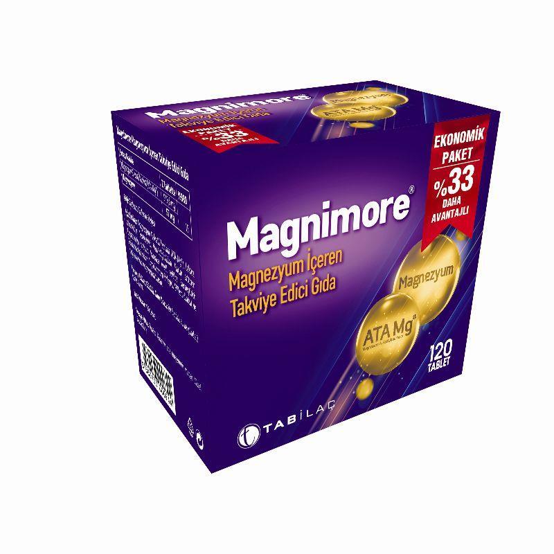 Magnimore Magnezyum İçeren Takviye edici gıda 120 Tablet