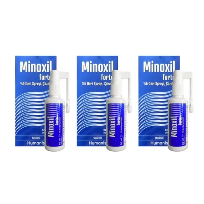 MİNOXIL FORTE %5 SPREY 60 ML( 3ADET)