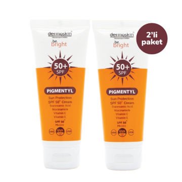 Dermoskin Be Bright Pigmentyl Spf 50+ 75 ml 2'li Paket Güneş Kremi