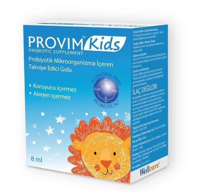 Wellcare Provim Kids Probiyotik Mikroorganizma 8 ml