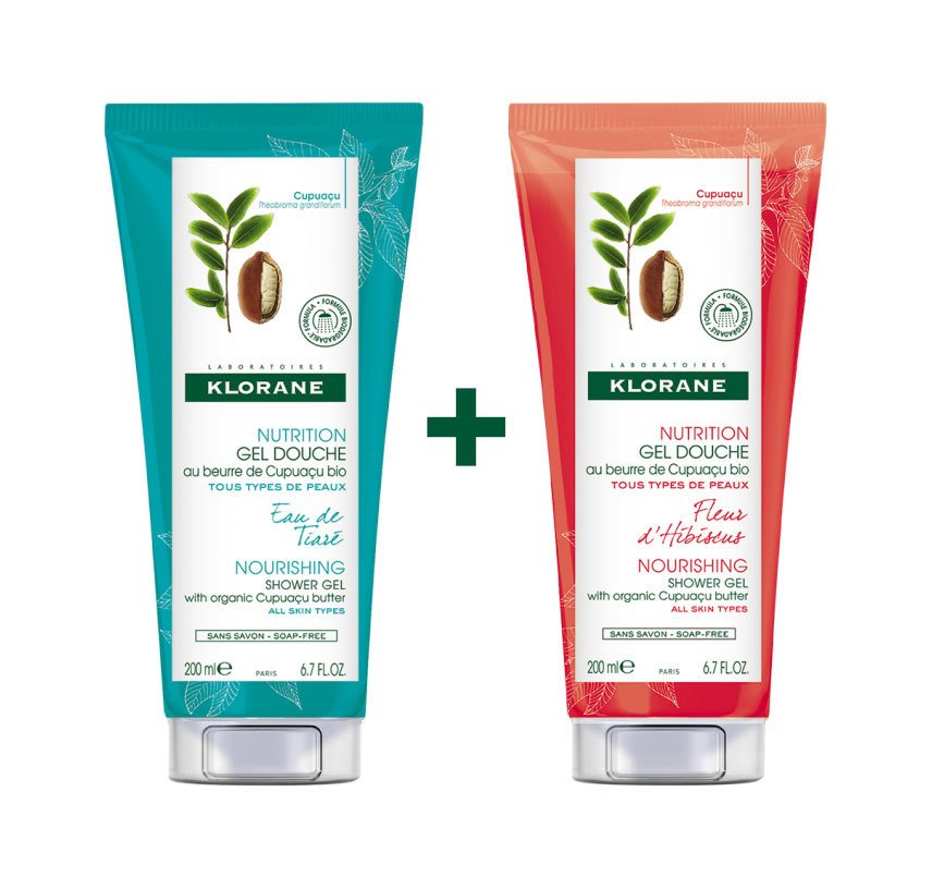 Klorane Fleur D'hibiscus Duş Jeli 200 ml + Eau De Tiare Duş Jeli 200 ml 1+1 Hediyeli