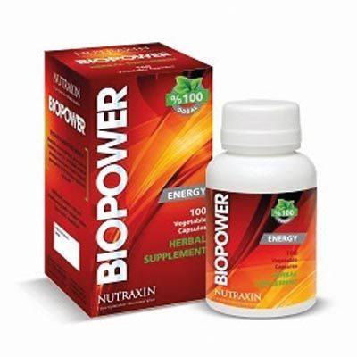 Nutraxin Biopower Fitovitaminler 100 tablet