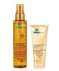 Nuxe Sun Huile Bronzante Spf 30 150 ml Spray + Apres-Soleil 100 ml