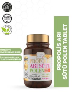 Bee'o Up Propolis Arı Sütü Polen Emme Tablet 500 mg x 60 Adet