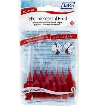 Tepe 0.5 mm Kırmızı Arayüz Fırçası 8 li