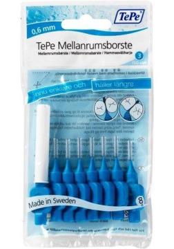 Tepe 0.6 mm Mavi Ara Yüz Fırçsı 8 li