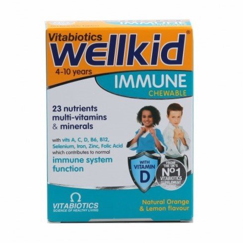 Vitabiotics Wellkid Immune Chewable Tablet 30 luk
