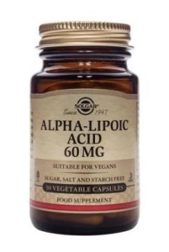 Solgar Alpha Lipoic Acid 60 mg 30 Bitkisel  Kapsül