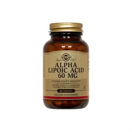 Solgar Alpha Lipoic Acid 60 mg 60 Bitkisel Kapsül