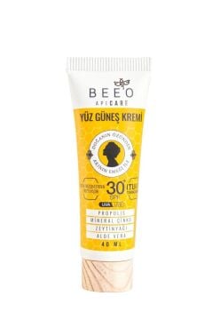 BEE'O Apicare Propolisli Yüz Güneş Kremi 50 Spf 40 Ml