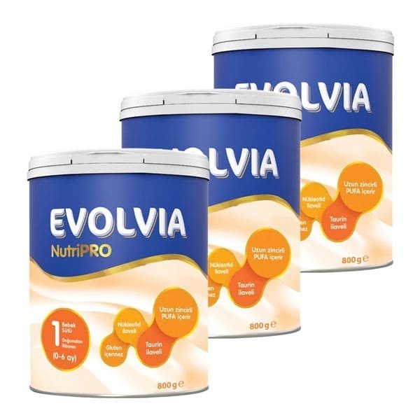 Evolvia Nutripro 1 800 gr 3'lü Set Bebek Maması