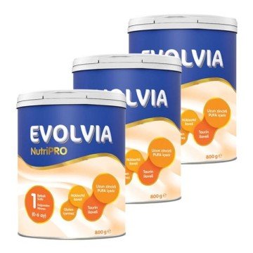 Evolvia Nutripro 1 800 gr 3'lü Set Bebek Maması