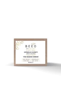 BEE'O Apibeauty Arı Zehirli Propolisli Arı Sütlü Anti Aging Yüz Bakım Kremi 50ml