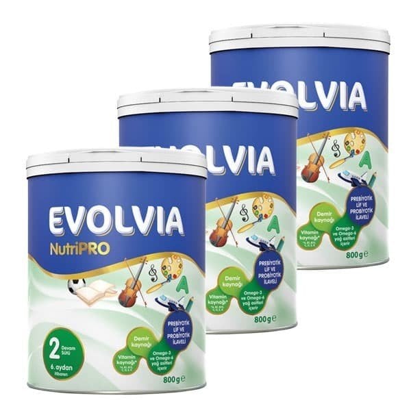 Evolvia Nutripro 2 800 gr 3'lü Set Bebek Maması