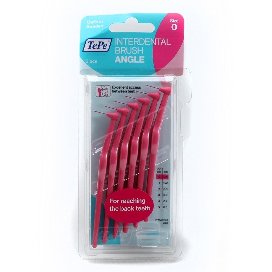Tepe Angle 0.4 mm Pembe Ara Yüz Fırçası