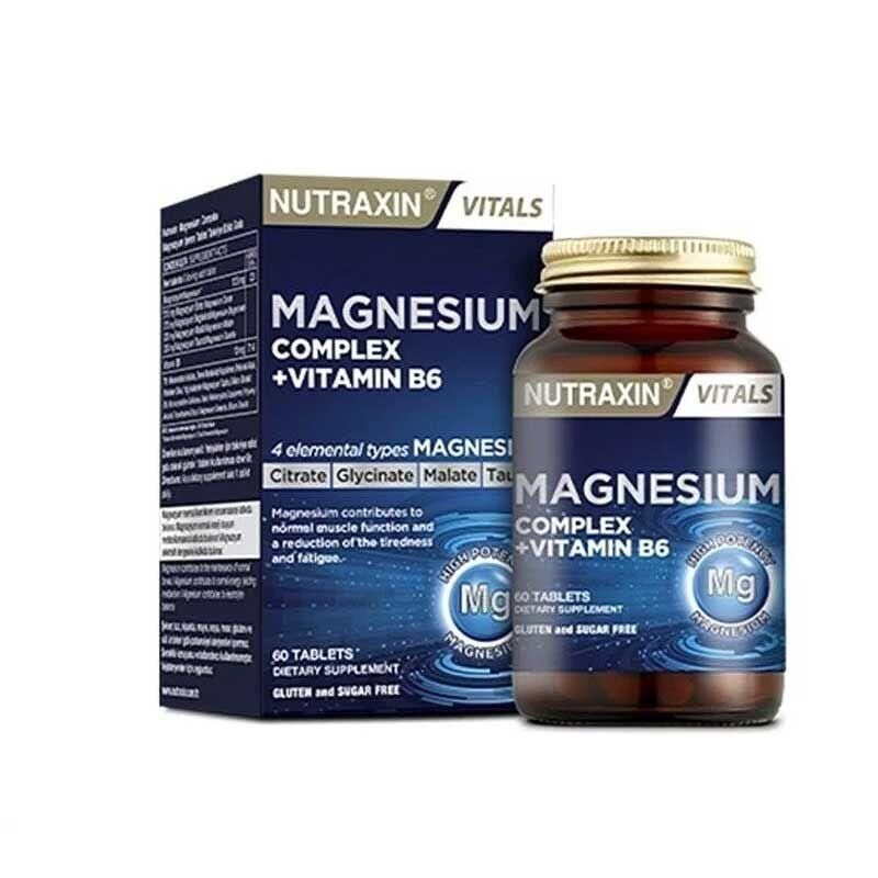 Nutraxin Magnesium Complex + Vitamin B6 60 Tablet