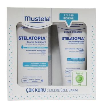 Mustela Stelatopia Lipid Replenishing Balm 200 ml Bakım Kremi 2.si %50 İndirimli
