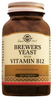 Sol-gar Brewer's Yeast With Vitamin B12 250 Tablet