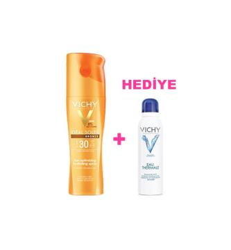 Vichy Ideal Soleil Bronze Spf 30 200 ml Spray Güneş Losyonu + Vichy Thermal su Hediyeli 50 ml