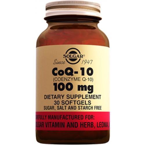 Solgar Coenzyme Q-10 100 mg 30 Softjel (SKT 09/21)