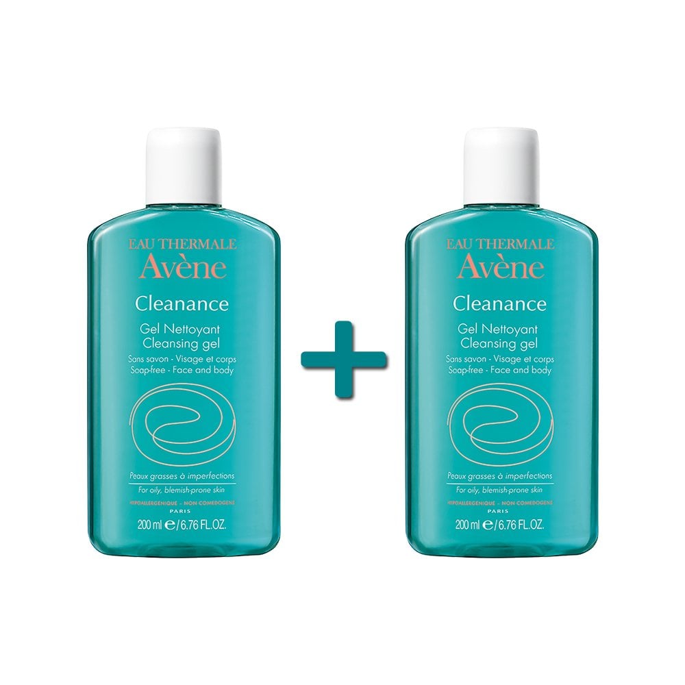 Avene Cleanance Gel Nettoyant 200 ml 1+1 Yüz Temizleme Jeli