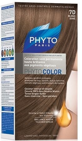 Phyto Color 7D Dore Blond (Dore Sarı) Bitkisel Saç Boyası