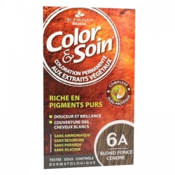Color Soin Saç Boyası 6 A Blond Fonce Cendre