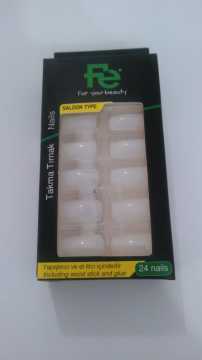 Fe Salon Tipi Takma Tırnak 24 Adet