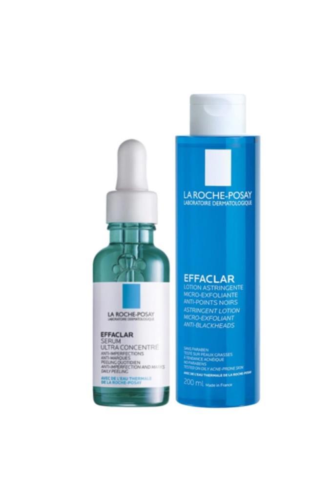 Laroche-Posay Leke Karşıtı Bakım Rutini Set Effaclar Tonik 200 ml + Effaclar Serum 30 ml