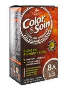 Color Soin Organik Saç Boyası 8A Sarı Cazibe-Ash Blond