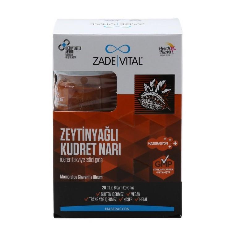 Zade Vital Zeytinyağlı Kudret Narı 20 ml x 8 Cam Kavanoz