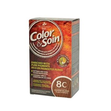 Color Soin Organik Saç Boyası 8C Bakırlı Sarı-Copper Blond