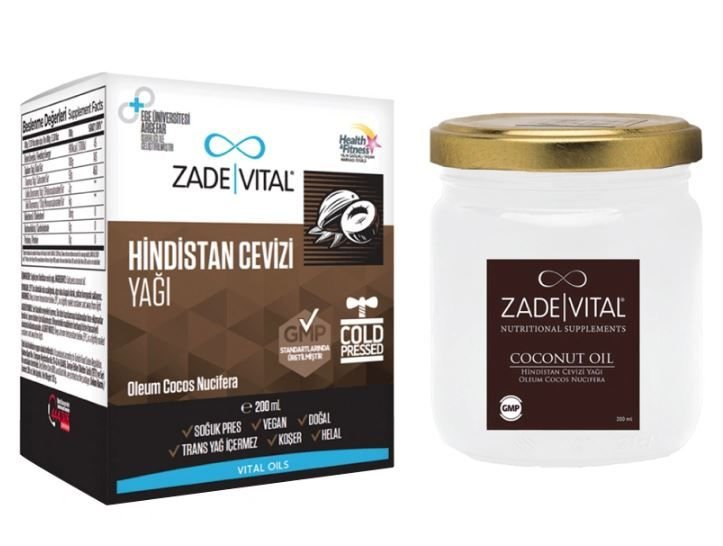 Zade Vital Hindistan Cevizi Yağı 200 ml