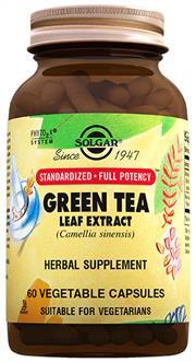 Solgar Green Tea Leaf Extract 60 Bitkisel Kapsül SKT/2021