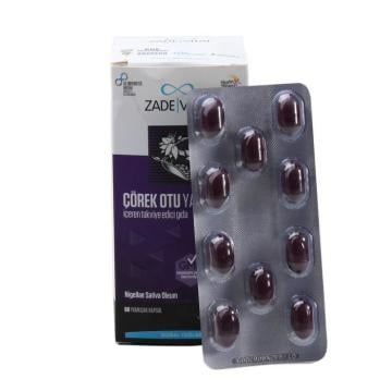 Zade Vital Çörek Otu Yağı 900 mg 60 Blister Kapsül