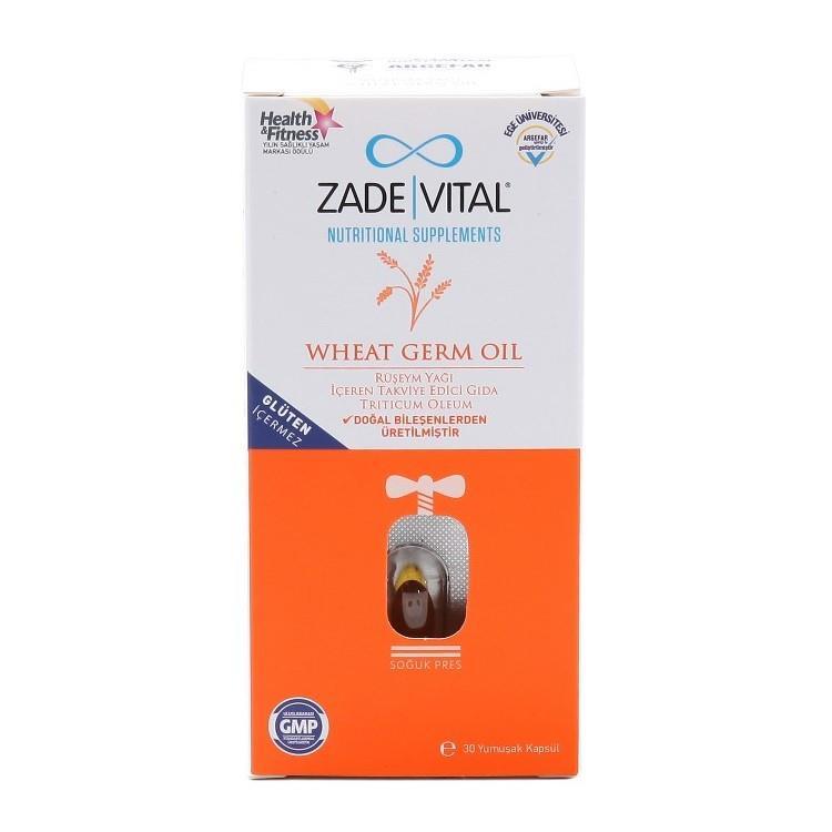Zade Vital Rüşeym Yağı 500 mg 30 Blister Kapsül