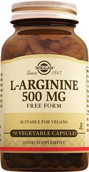 Solgar L-Arginine 500 mg 50 Bitkisel Kapsül (SKT 10/21)