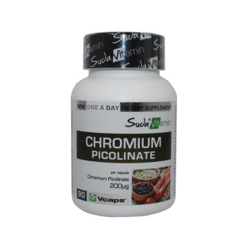 Suda Vitamin Chromium Picolinate Takviye Edici Gıda 90 Kapsül